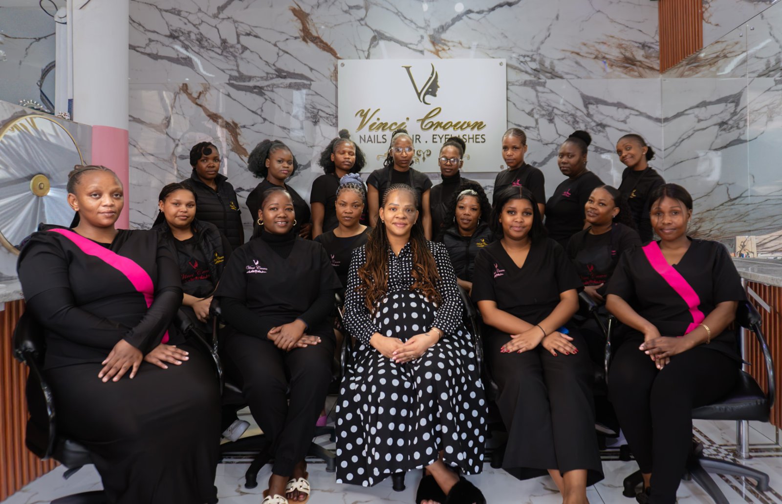 The Vinci Crown team at the Pinetown branch